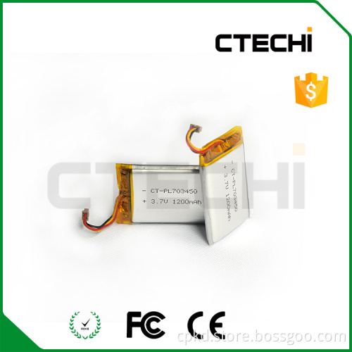 Battery factory supply 702040 500mAh 3.7v lithium ion battery for electronic toys